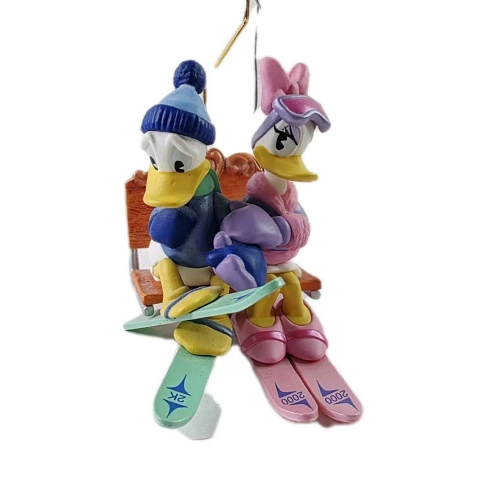 Vintage Mickey & Friends Ornaments Lot Of 6 Fantasia Donald Daisy